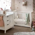 Obaby Stamford Mini Sleigh 2 Piece Furniture Roomset - White