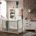 Obaby Stamford Mini Sleigh 3 Piece Furniture Roomset - White
