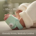 Owlet Dream Duo Sock & Baby Sight Monitor - Dusty Rose - Image 5