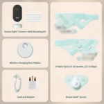 Owlet Dream Duo Sock & Baby Sight Monitor - Dusty Rose - Image 9