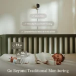 Owlet Dream Duo Sock & Baby Sight Monitor - Mint - Image 3