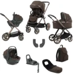 Oyster 4 7 Piece LUXURY Bundle with Capsule 360 i-Size Car Seat - Chocolate Velvet