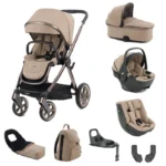 Oyster Ultimate 360 (Capsule & Toddler Car Seat) Family Bundle - Fawn