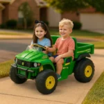 Peg Perego John Deere Gator HPX Childrens Ride On Utility Truck - Green