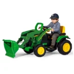 Peg Perego John Deere Ground Loader Childrens Ride On Digger-Green - Image 4