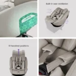 Silver Cross Approach Plus 360 Group 0+/1 Car Seat - Natural Taupe - Image 11