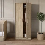 Silver Cross Geneva Wardrobe - Oak