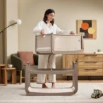 SnuzPod5 Bedside Crib with Mattress - Mocha - Image 5