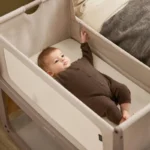 SnuzPod5 Bedside Crib with Mattress - Mocha - Image 8