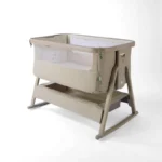 Tutti Bambini Cozee Air 2 Bedside Crib - Soft Waltnut/Cocoa - Image 2
