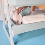 Tutti Bambini Cozee Air 2 Bedside Crib - Whitewash/Kelp - Image 6