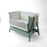 Tutti Bambini Cozee Air 2 Bedside Crib - Whitewash/Kelp - Image 9