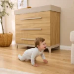 Tutti Bambini Hallee Chest Changer - Golden Oak/Mushroom - Image 7