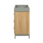 Tutti Bambini Hallee Chest Changer - Golden Oak/Sage Weave - Image 4