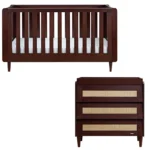 Tutti Bambini Japandi 2 Piece Roomset - Warm Walnut - Image 2