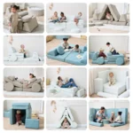 Tutti Bambini Playrama Montessori Kids Play Sofa - Mushroom - Image 11