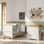 Tutti Bambini Rio 2 Piece Nursery Furniture Set – Dove Grey & Oak - Image 2