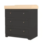 Tutti Bambini Rio Chest Changer-Slate/ Honey Oak - Image 2