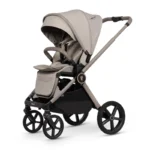Venicci Upline 3 16 Piece Bundle with Tiago i-Size Car Seat & 360° Isofix Base – Pebble/Black - Image 2
