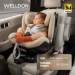 Welldon Smart Rotate 2 Pro+ Spin Car Seat - Sahara - Image 8